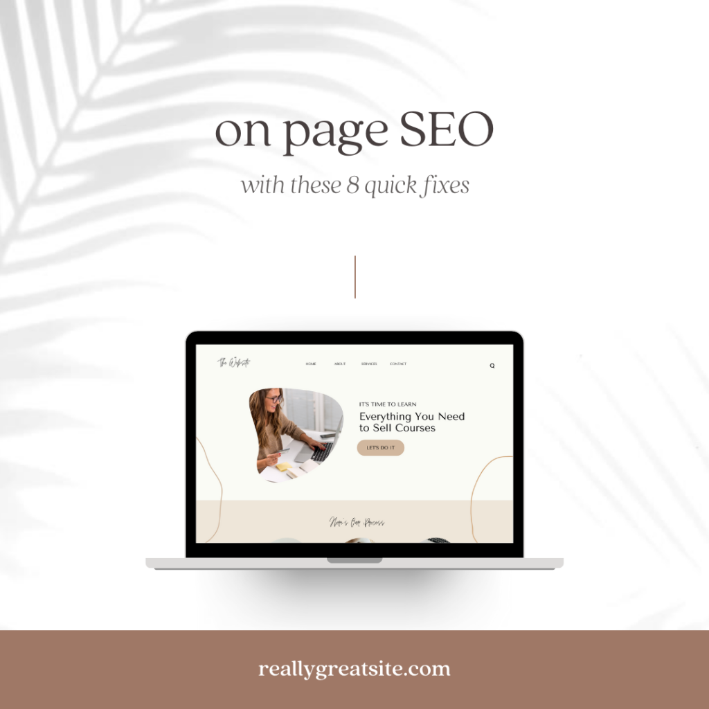 on page SEO