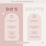 Dos and Don't of influencer marketing